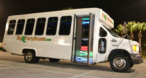White Tiger Party Bus in Houston Texas