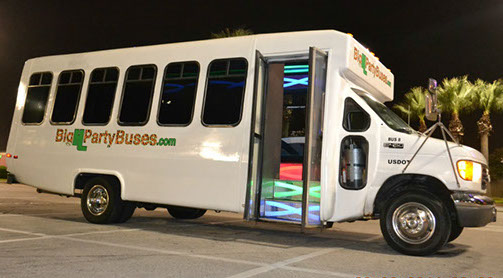 White Tiger Party Bus in Houston 